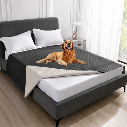 Ortekor Waterproof Quilted Fleece-Lined & Non-Slip Sofa Cover
