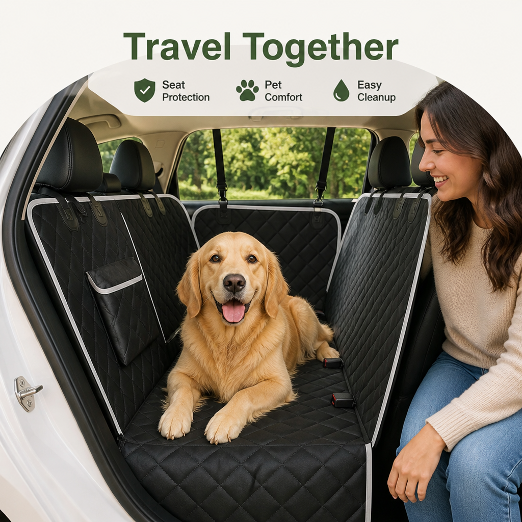 Ortekor Waterproof Scratch-Resistant Backseat Cover