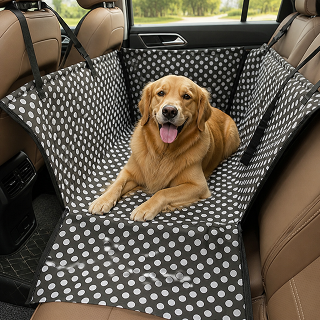 Ortekor Waterproof & Scratch-Resistant Oxford Hammock Car Seat Cover (Foldable)