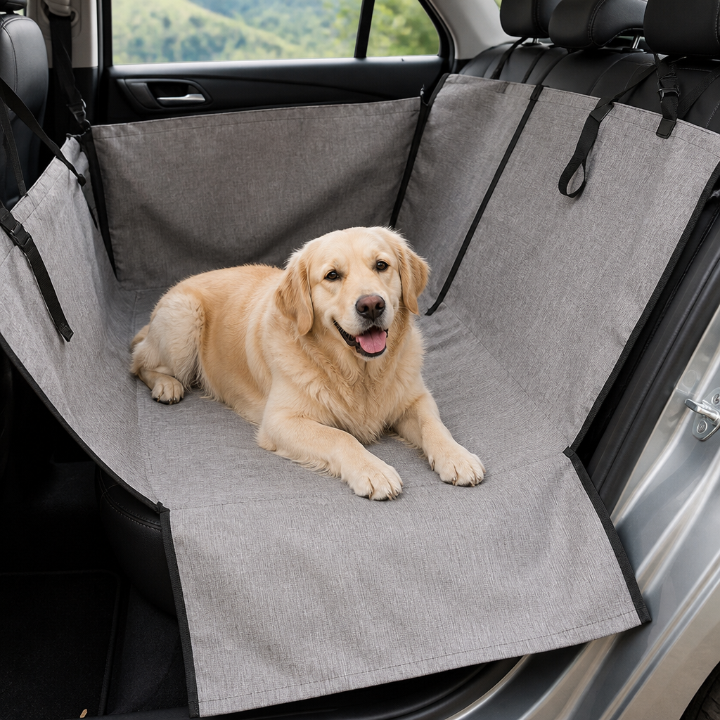 Ortekor Waterproof & Scratch-Resistant Oxford Hammock Car Seat Cover (Foldable)