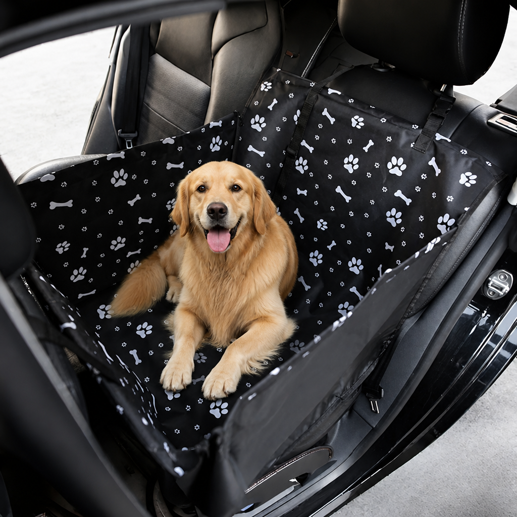 Ortekor Waterproof & Scratch-Resistant Oxford Hammock Car Seat Cover (Foldable)