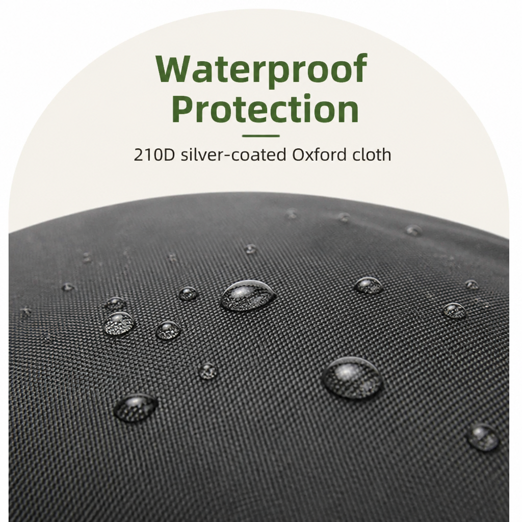 Ortekor Waterproof Silver-Coated Crate Cover (Double-Door Ventilation)