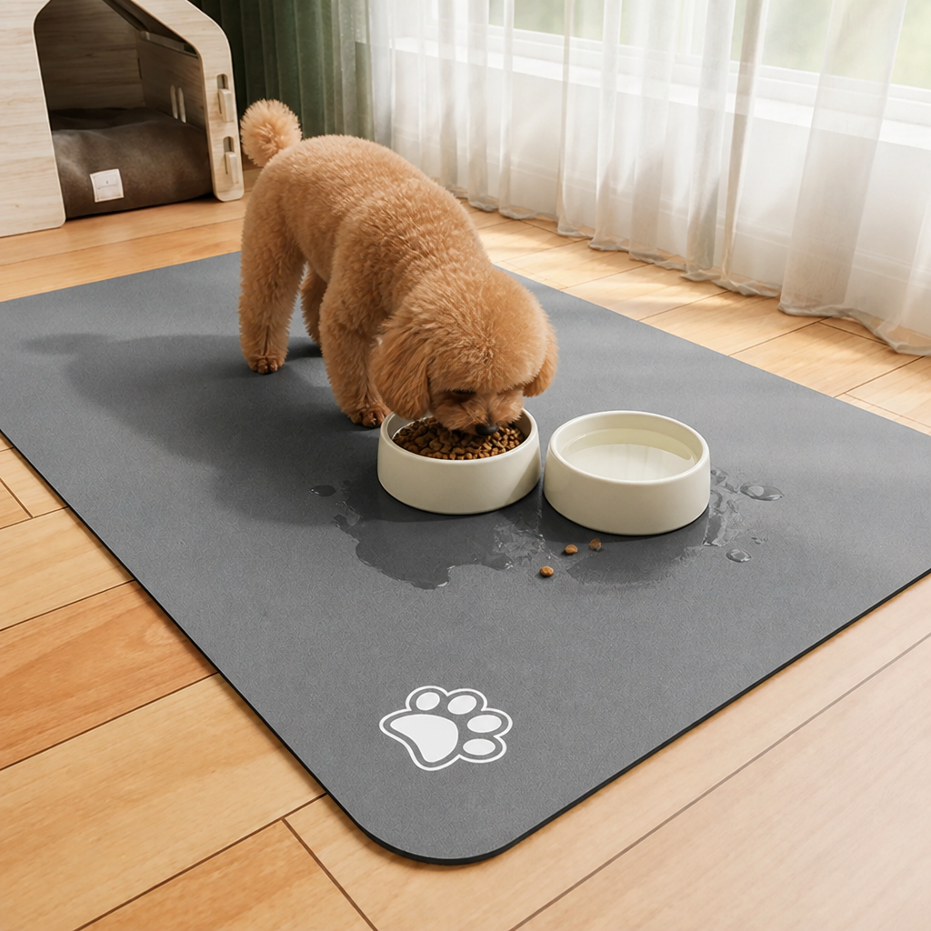 Ortekor Waterproof & Super-Absorbent Non-Slip Feeding Mat