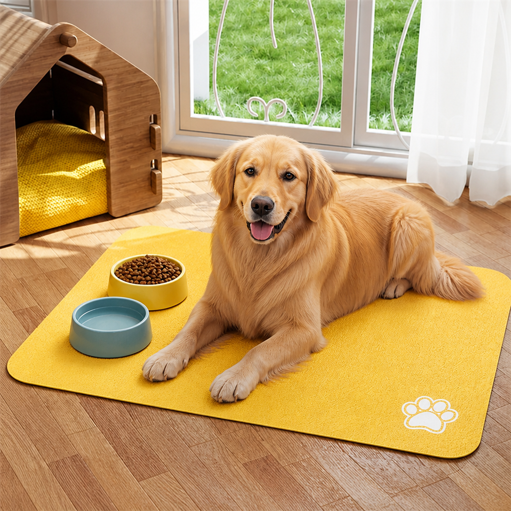 Ortekor Waterproof & Super-Absorbent Non-Slip Feeding Mat