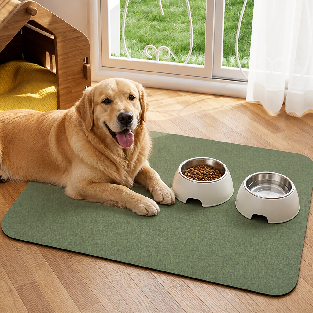 Ortekor Waterproof & Super-Absorbent Non-Slip Feeding Mat