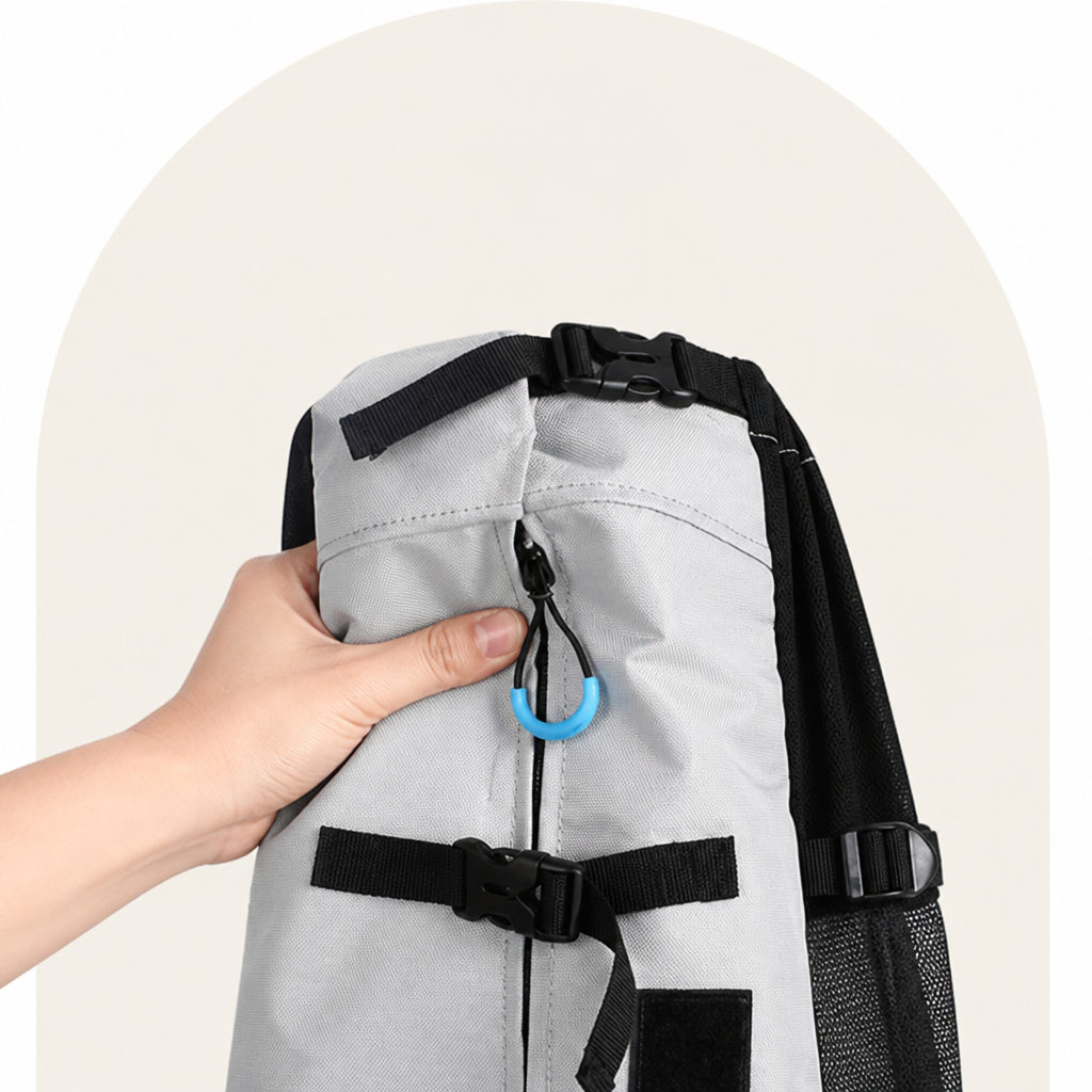 Ortekor Waterproof & Thickened Straps Dog Carrier Backpack (Medium Dogs)