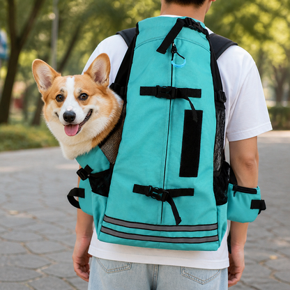 Ortekor Waterproof & Thickened Straps Dog Carrier Backpack (Medium Dogs)