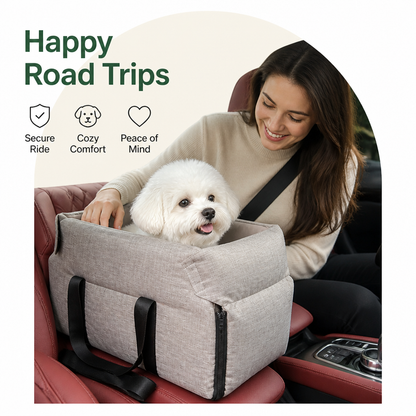 Ortekor Waterproof & Washable Console Booster Dog Car Seat