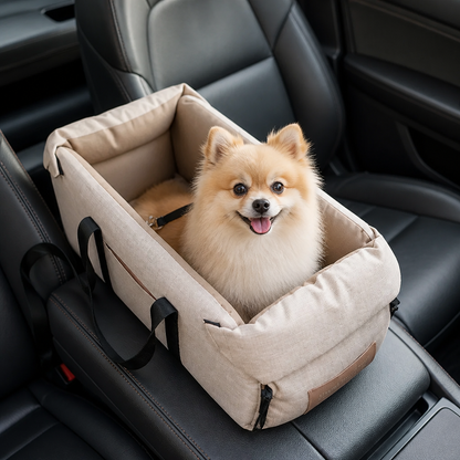 Ortekor Waterproof & Washable Console Booster Dog Car Seat