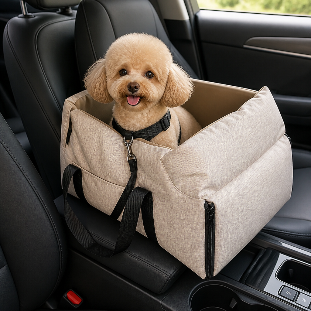 Ortekor Waterproof & Washable Console Booster Dog Car Seat
