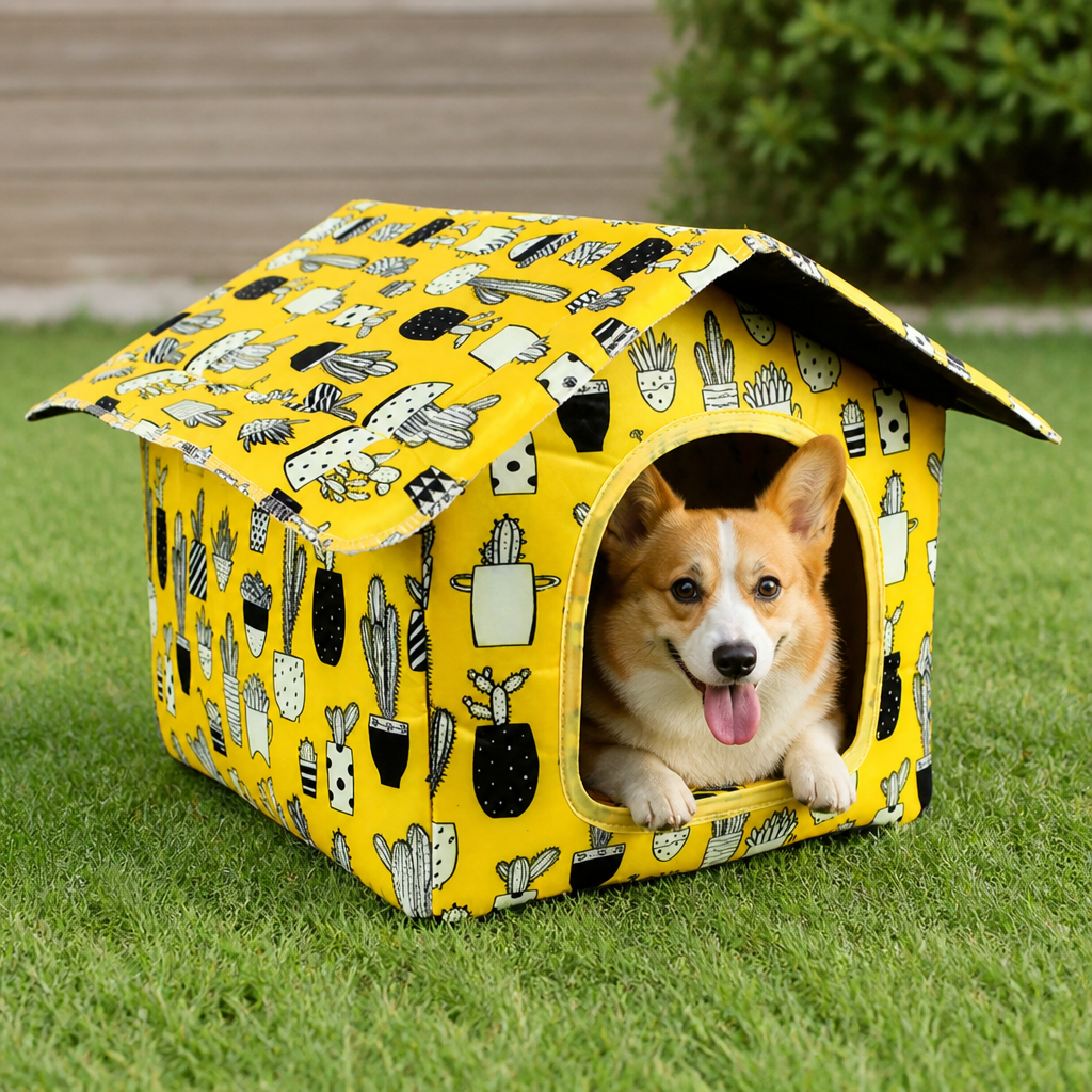 Ortekor Waterproof & Washable Foldable Pet House