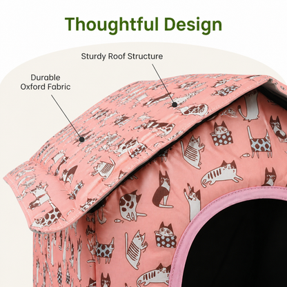 Ortekor Waterproof & Washable Foldable Pet House