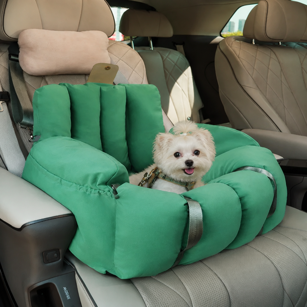 Ortekor Waterproof & Washable Pet Car Seat (Removable Cover)