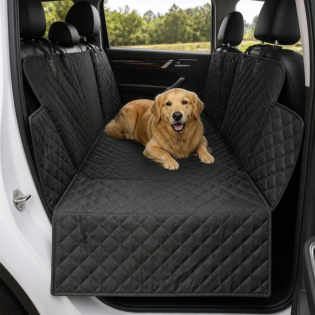 Housse de siège auto pour chien Ortekor imperméable et résistante à l'usure (hamac)