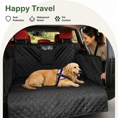 Housse de siège auto pour chien Ortekor imperméable et résistante à l'usure (hamac)