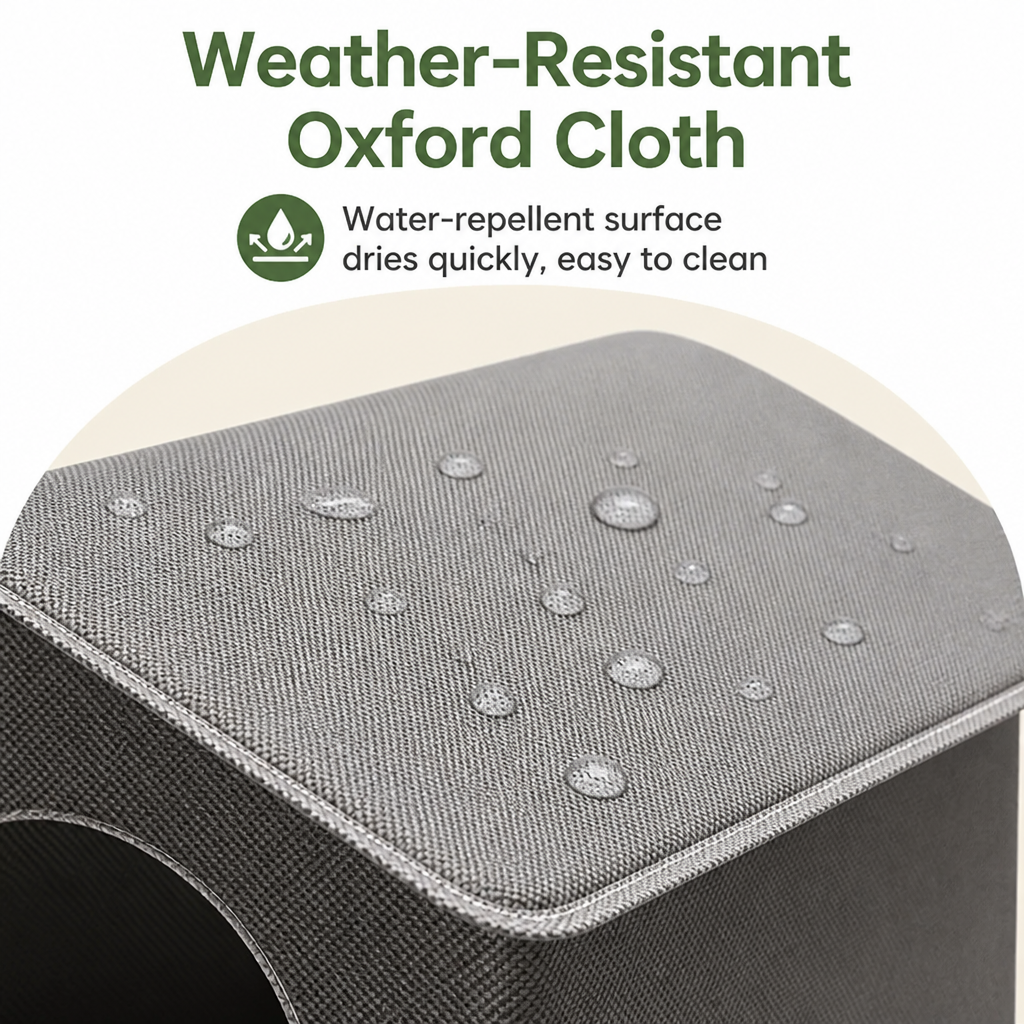Ortekor Weather-Resistant Oxford Cloth Pet House (3 Sizes)