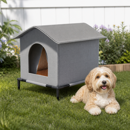 Ortekor Weather-Resistant Oxford Cloth Pet House (3 Sizes)