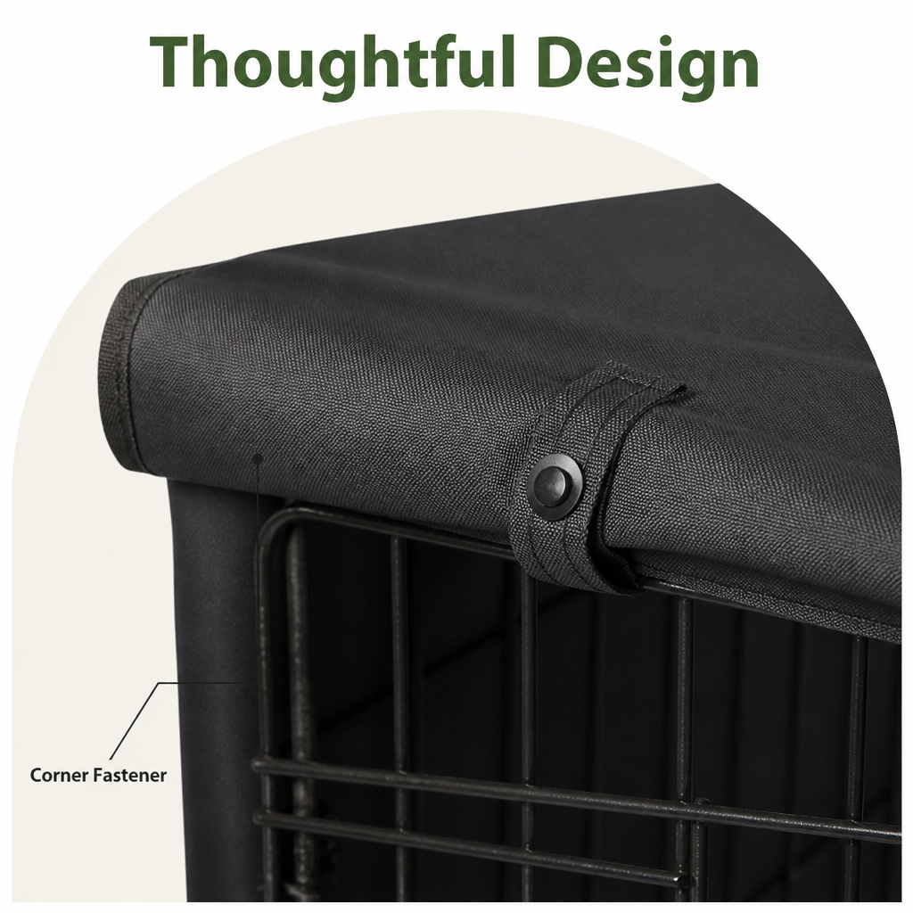 Ortekor Weatherproof Oxford Fabric & Mesh Windows Crate Cover