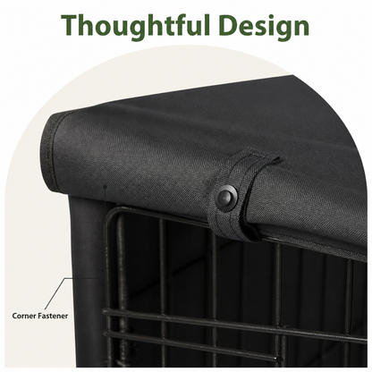 Ortekor Weatherproof Oxford Fabric & Mesh Windows Crate Cover