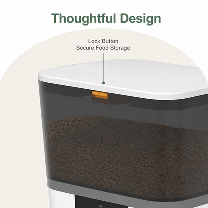 Ortekor WiFi App Control & Stainless Steel Bowl Pet Feeder