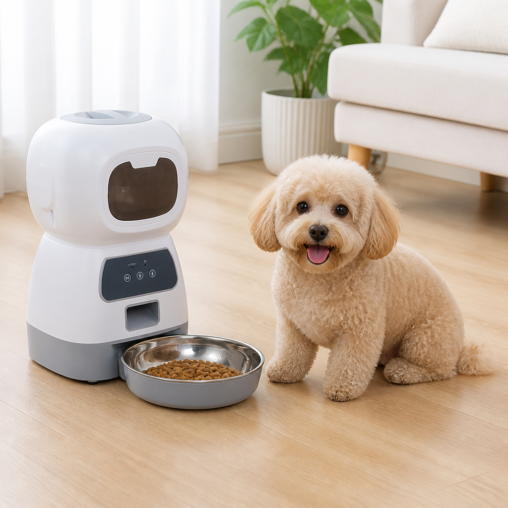 Ortekor WiFi App-Controlled & Portion-Control Automatic Pet Feeder (Removable Hopper)