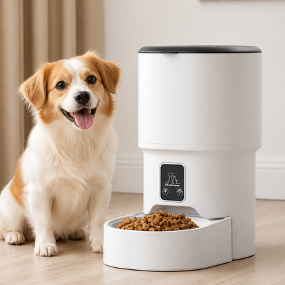 Ortekor WiFi App-Controlled & Portion Control Pet Feeder (4L Hopper)