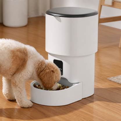 Ortekor WiFi App-Controlled & Portion Control Pet Feeder (4L Hopper)