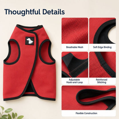 Hug-Like Adjustable Breathable Dog Comfort Wrap Vest