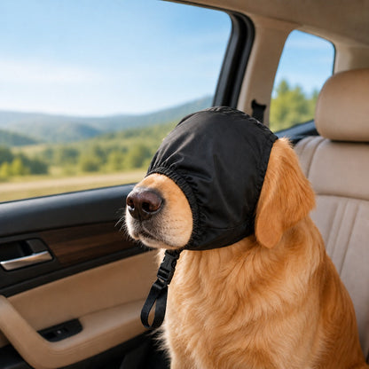 Open-Nose Breathable Dog Calming Mask (Adjustable Quick-Release Strap)