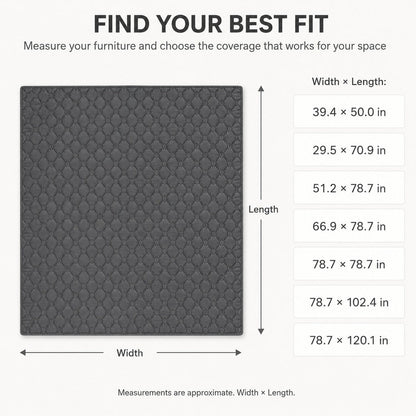 Quilted Waterproof Anti-Scratch Pet Sofa Protector