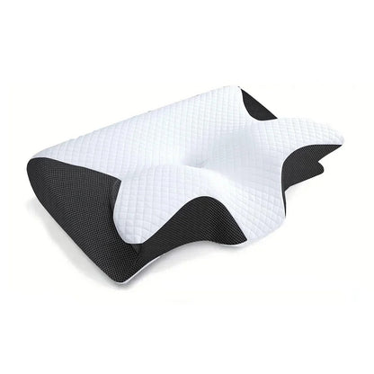 DreamAlign | Ergonomic Memory Foam Pillow with Contour Shape | Breathable Design for Neck Pain Relief