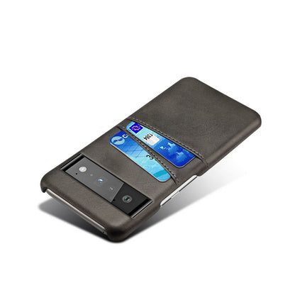 Phone Wallet Case with Two Card Slots for Google Pixel – Leather-Look Protective Cover with Raised Edges & Precise Cutouts