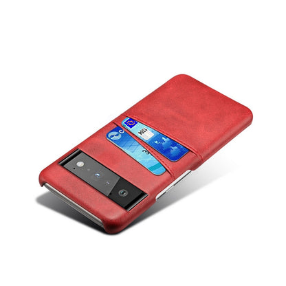 Phone Wallet Case with Two Card Slots for Google Pixel – Leather-Look Protective Cover with Raised Edges & Precise Cutouts