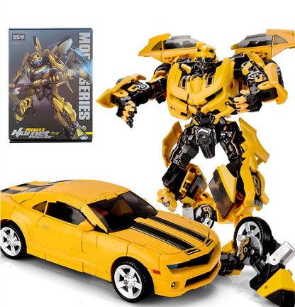 Action Figure Robot Toy with Remote Control, 6.5 Inch Transformer Toy Figure with Blades, Collectible Figure for Display