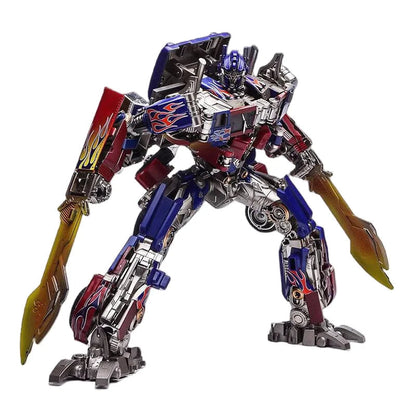Action Figure Robot Toy with Remote Control, 6.5 Inch Transformer Toy Figure with Blades, Collectible Figure for Display