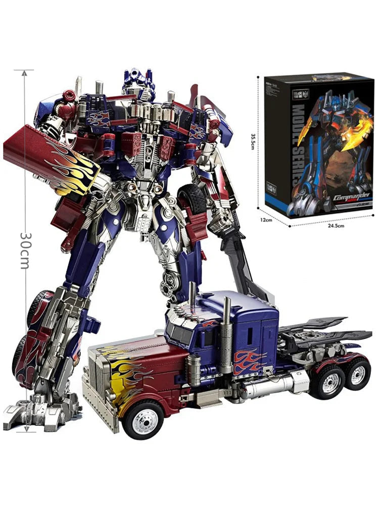 Action Figure Robot Toy with Remote Control, 6.5 Inch Transformer Toy Figure with Blades, Collectible Figure for Display