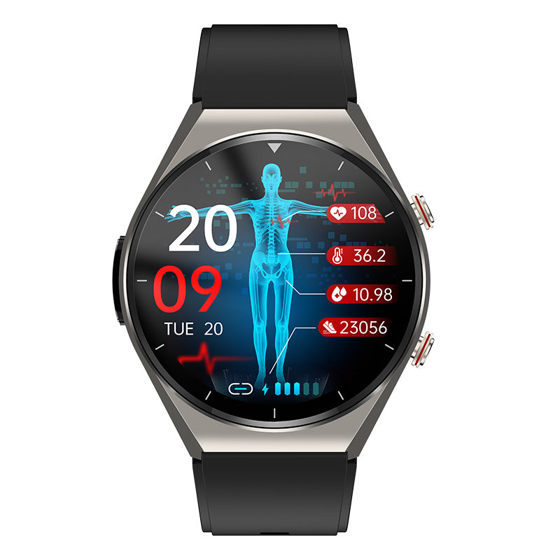 Montre de fitness intelligente avec cardiofréquencemètre, suivi du sommeil, suivi d'activité et connectivité Bluetooth