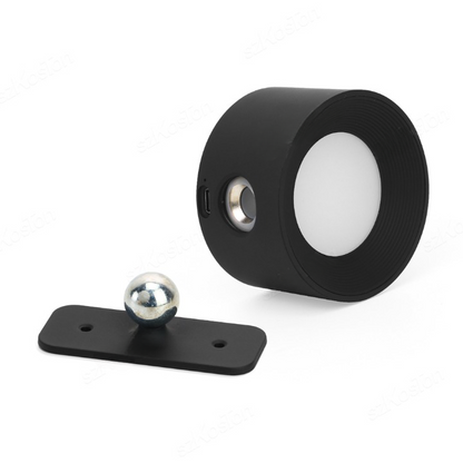 Cordless Rotating Sconce Light USB Rechargeable 3 in Magnetic Mount Touch Dimming Night Light for Bedside Hallway Closet Accent Lighting No