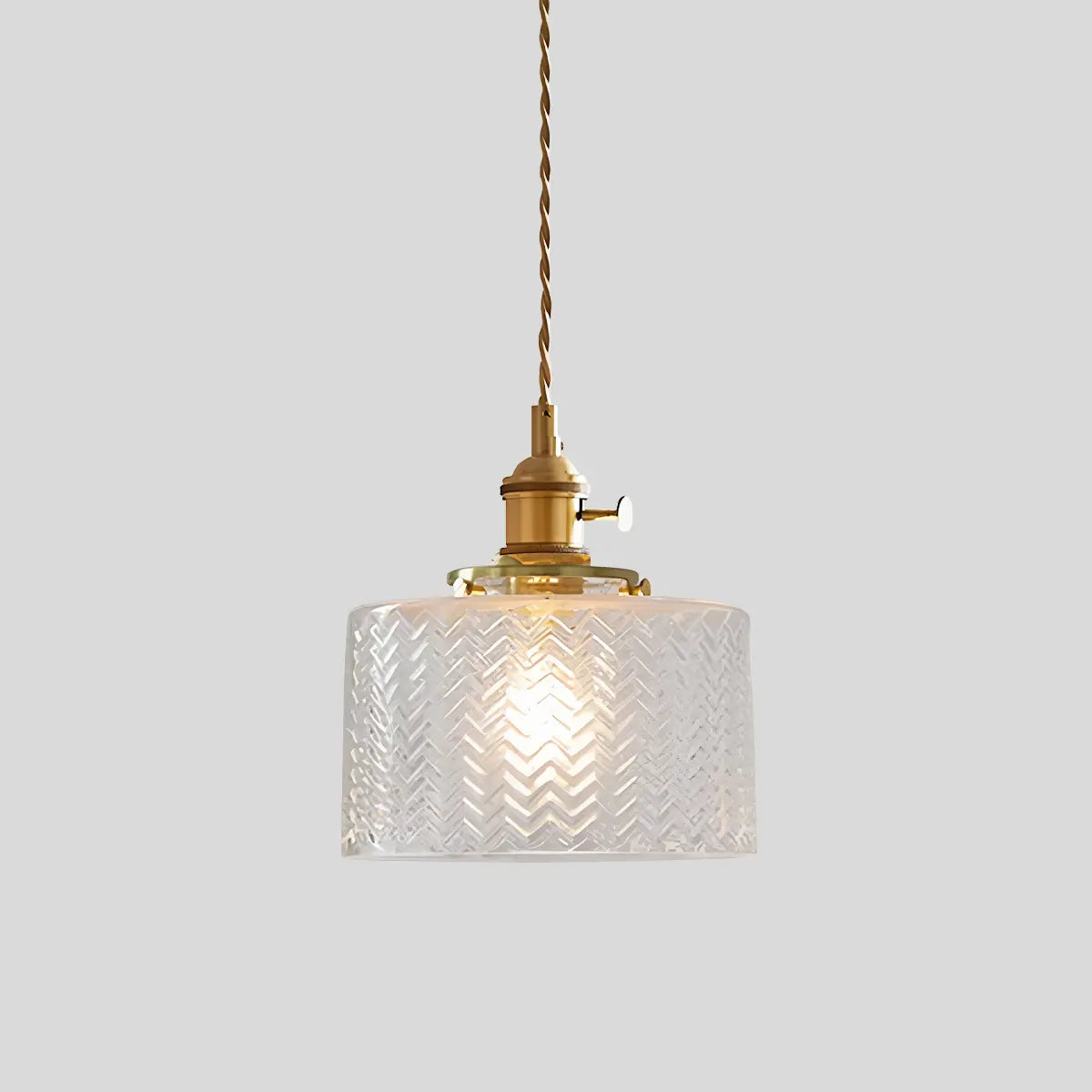 Adjustable Height Pendant Light with Clear Glass Shade Bronze Finish for Dining Table Kitchen Island Living Room Overhead Lighting