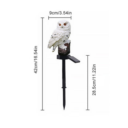 Statue de jardin solaire étanche avec éclairage LED