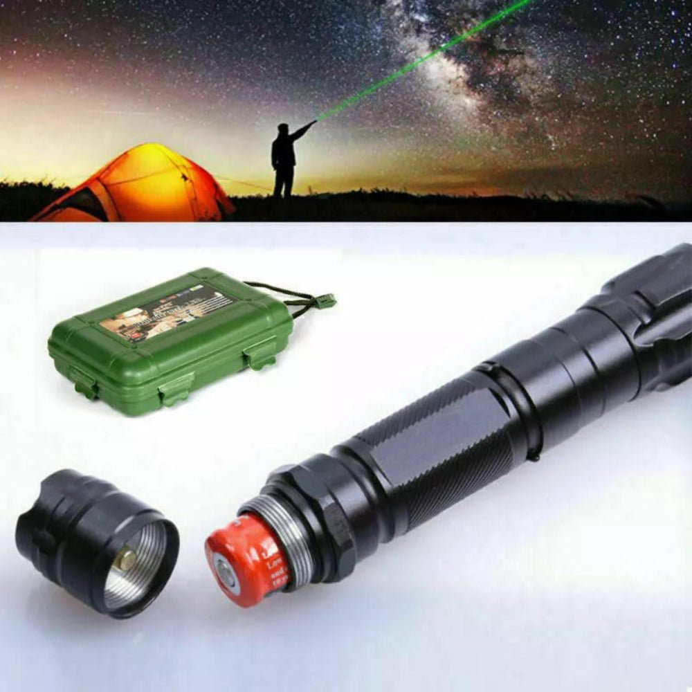 Eco-Friendly Laser Pointer | USB Rechargeable Green Laser with Extended Range for Presentations and Stargazing