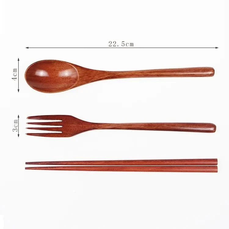 MEALFLOW – Portable Spoon Fork Chopsticks Set for Convenient Dining