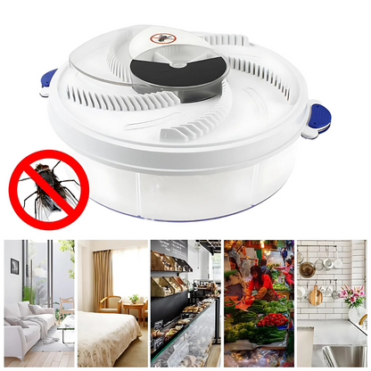 EcoTrappe | Electric Fly Catcher with LED Light & USB Power | Natural Solution for a Fly-Free Home