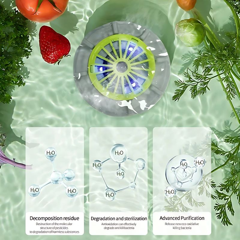 EcoWash | Portable Fruit & Vegetable Washing Machine with Vortex Cleaning Technology | Safe and Hygienic for Healthy Eating