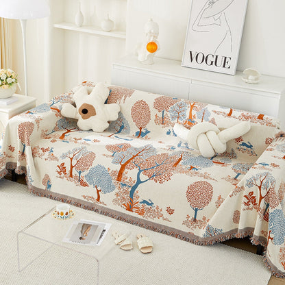 Eden Chenille Sofa Cover - Ultra-Soft, Pet-Friendly Protection, Forrest design