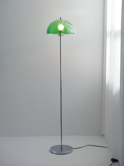 Standing Light with Dual-Layer Acrylic Diffuser 61 Inches Tall for Bedroom Office Chrome Metal Base Ambient Task Lighting Dimmable Compatibl