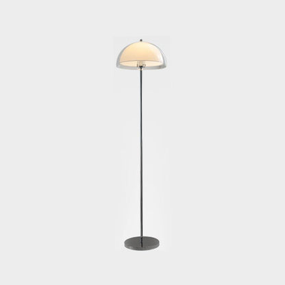 Standing Light with Dual-Layer Acrylic Diffuser 61 Inches Tall for Bedroom Office Chrome Metal Base Ambient Task Lighting Dimmable Compatibl