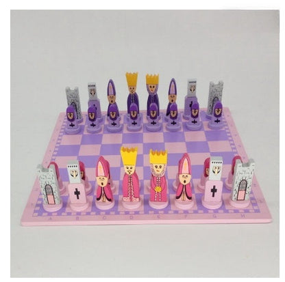Educational Wooden Chess Set for Kids with Durable Design | Strategy Game for Critical Thinking