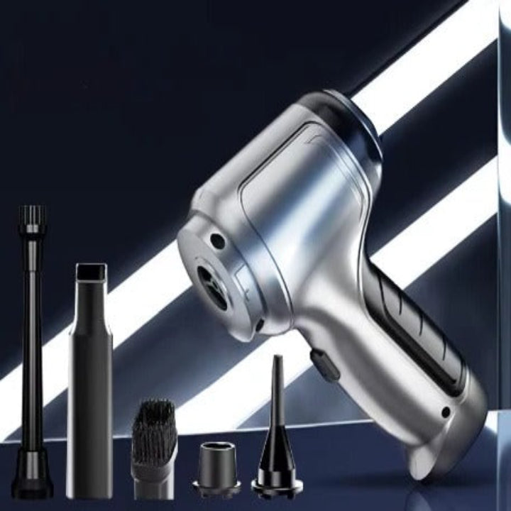 Cordless Vacuum Cleaner for Car Interior and Home, Handheld Car Vacuum with Brushless Motor and Blower Attachments