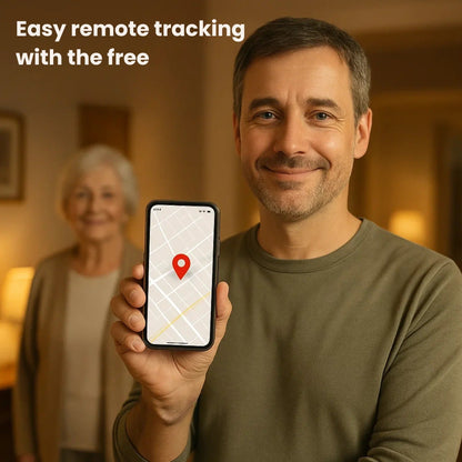 Montre connectée GPS pour seniors, montre avec détection de chute et alerte SOS, montre connectée pour personnes âgées avec rappel de prise de médicaments